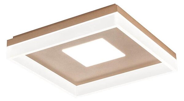 Redo 01-1998 - Димируемо LED таванно осветително тяло MAYA LED/42W/230V 42,5x42,5 cm в златист цвят