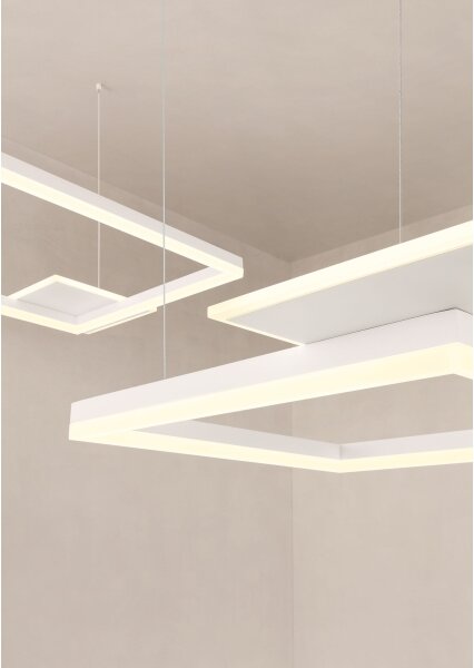 Redo 01-2611 - Светодиоден димируем полилей на кабел SIGUA LED/110W/230V CRI 90 бял