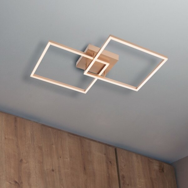 Redo 01-1643 - LED таванна лампа KLEE LED/57W/230V, димируема, златиста