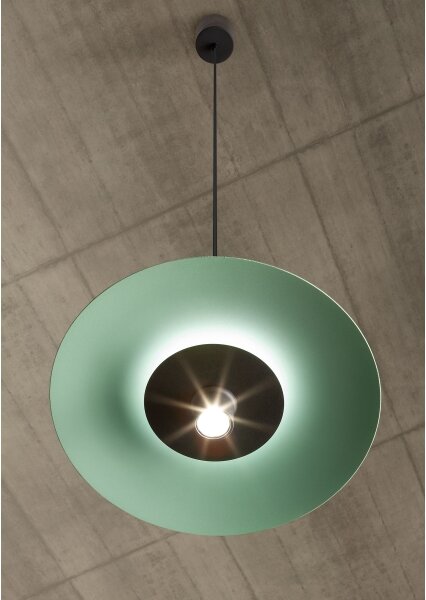 Redo 01-3019-LED Полилей на кабел LARS LED/14W/230V+LED/10W пр. 60 см CRI90 зелен