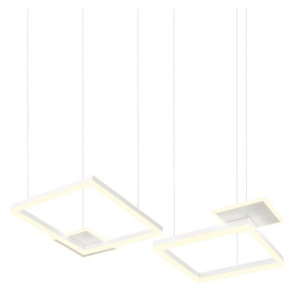 Redo 01-2611 - Светодиоден димируем полилей на кабел SIGUA LED/110W/230V CRI 90 бял
