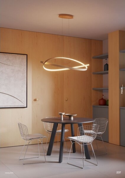 Redo 01-3616 - Димируем LED полилей на кабел IMPULS LED/38W/230V златен