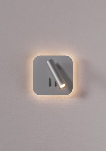 Redo 01-2978 - LED стенен аплик QUDA LED/6W/230V + LED/3W CRI 90 хром