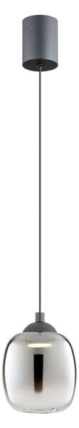 Redo 01-3486 - LED полилей на кабел KHADI LED/6W/230V CRI90 диам. 12 cm черен/димчат