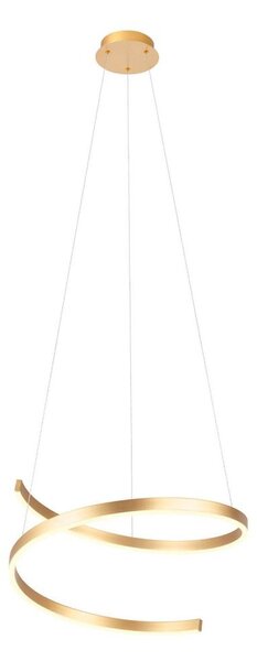 Redo 01-4014 - LED полилей на кабел SCROLL LED/38W/230V с възможност за димиране, златен