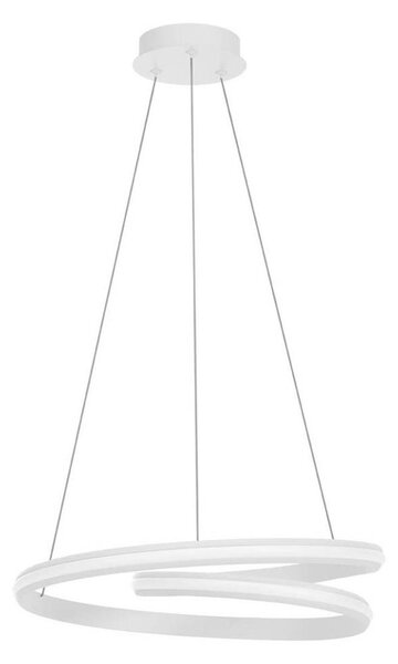 Redo 01-4360 - LED димируем полилей на кабел TORSION LED/40W/230V бял
