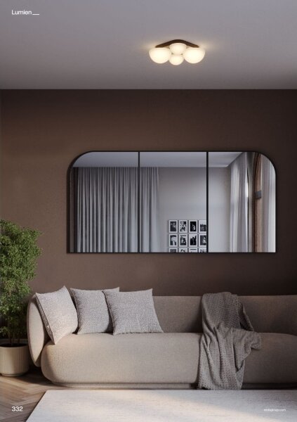 Redo 01-4332 - LED таванно осветително тяло LUMIEN 4xLED/26W/230V 2700/3000K CRI90 златисто