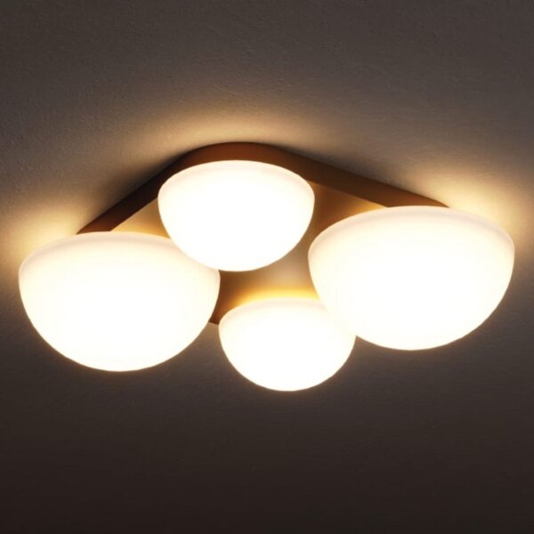 Redo 01-4332 - LED таванно осветително тяло LUMIEN 4xLED/26W/230V 2700/3000K CRI90 златисто