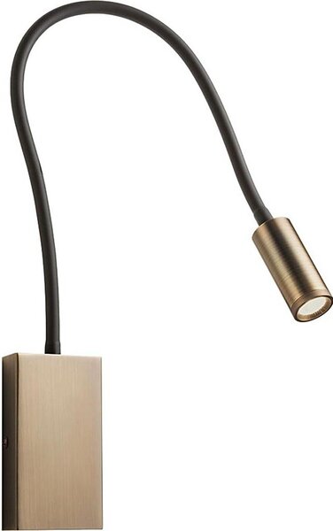Redo 01-4475 - Гъвкава LED лампа WALLIE LED/3W/230V USB CRI 90 бронзова