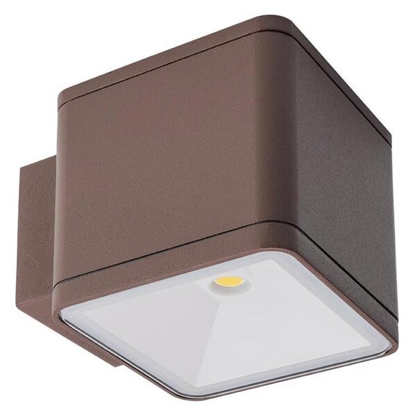 Redo 9080 - LED външен стенен осветител BETA LED/6W/230V 3000K IP54 кафяв