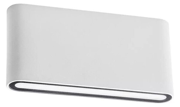 Redo 9622 - LED външно стенно осветително тяло KLIPPE LED/13W/230V 3000K IP54 бяло