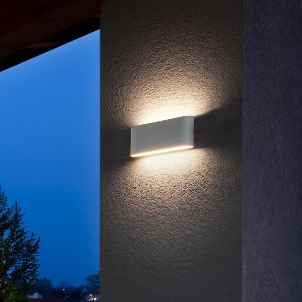 Redo 90451 - LED външно стенно осветително тяло KLIPPE LED/24W/230V 3000K IP54 бяло