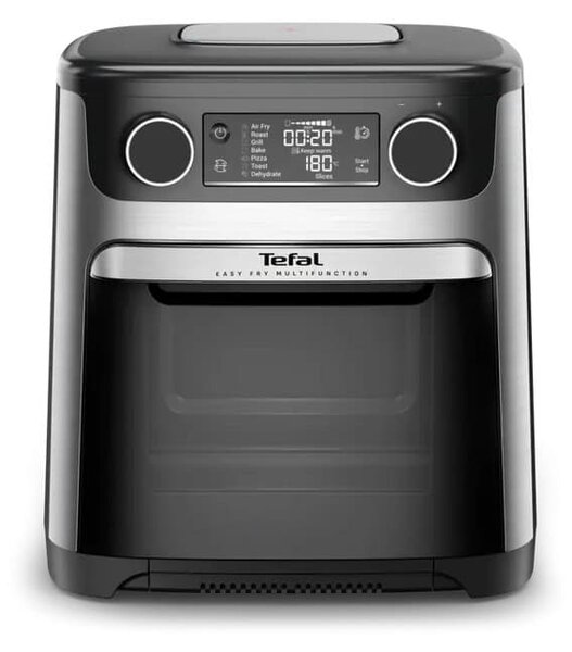 Фритюрник с горещ въздух Tefal Easy Fry Multifunction FW556DE0, 15 л. вместимост, 6 програми, повторно затопляне, незалепващо покритие, 1800W