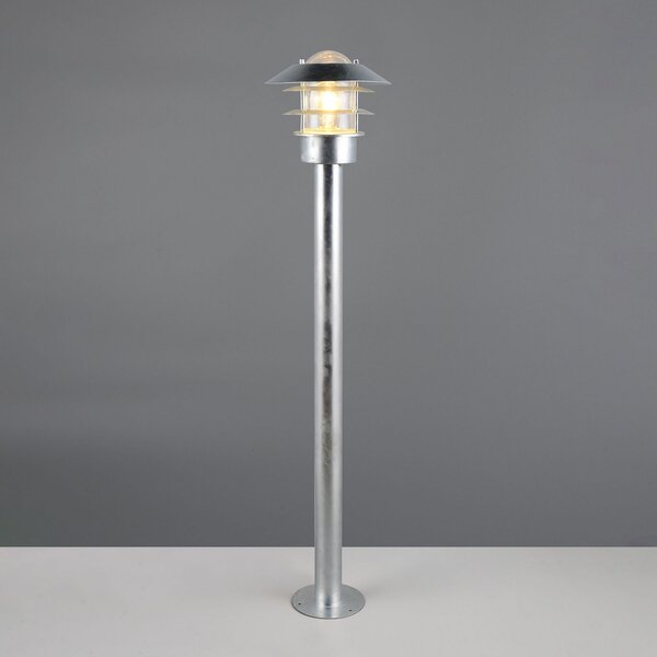Trio Lighting Осветление за пътеки Ruvuuma, цинков цвят, височина 100 cm, метал, IP44, Затъмняване, Металик, Метал