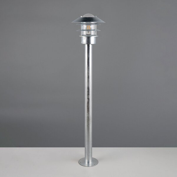 Trio Lighting Осветление за пътеки Ruvuuma, цинков цвят, височина 100 cm, метал, IP44, Затъмняване, Металик, Метал