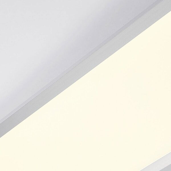 Arcchio LED панел Lysander, 32W, CCT, 119cm, сребърен, Затъмняване, Металик, кабинет / офис, Алуминий, Модерен