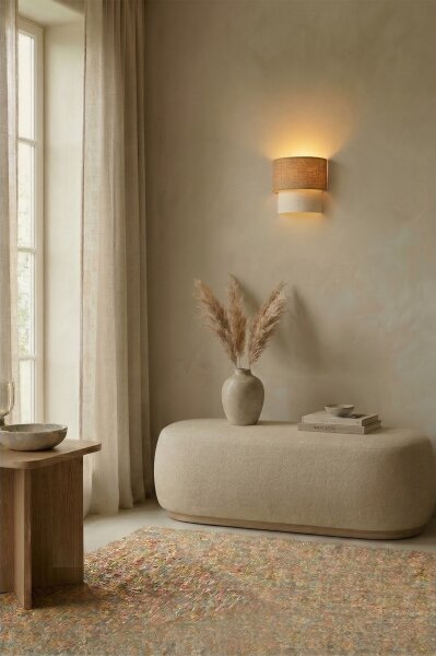 Brilagi - LED стенен аплик BOHO ECO 1xE27/10W/230V бежово/кремаво