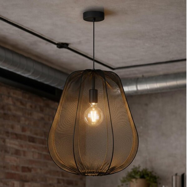 Brilagi - LED полилей на кабел ARVEN 1xE27/8W/230V Ø 37 см черен
