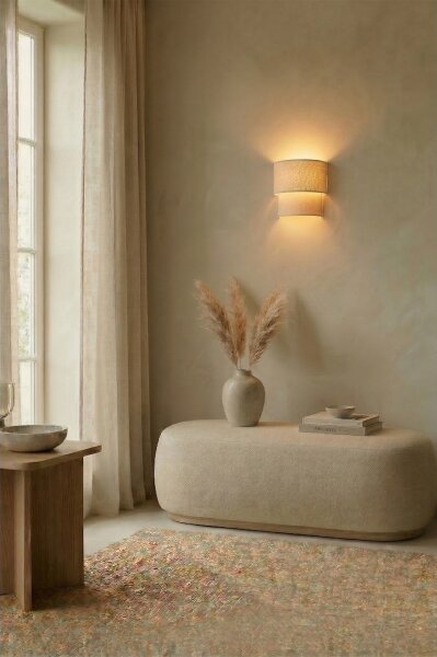 Brilagi - LED стенно осветително тяло BOHO ECO 1xE27/10W/230V кремаво