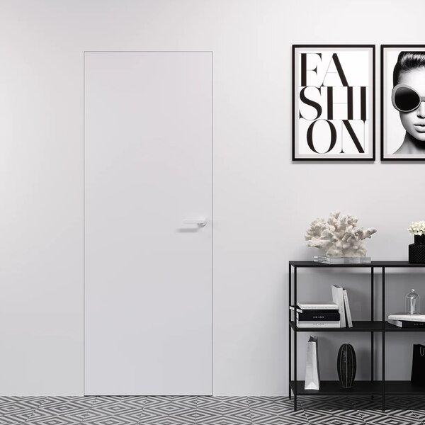 Интериорна тапетна врата EKASA KONTINUA, 80x210 см, панти, магнитна брава, дърво