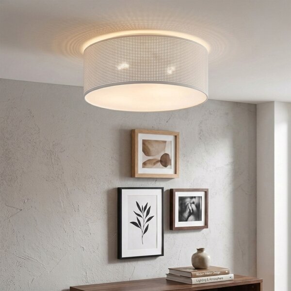 Brilagi - Таванно осветително тяло SIRIJA MODERN 2xE27/60W/230V Ø 35 см, бяло