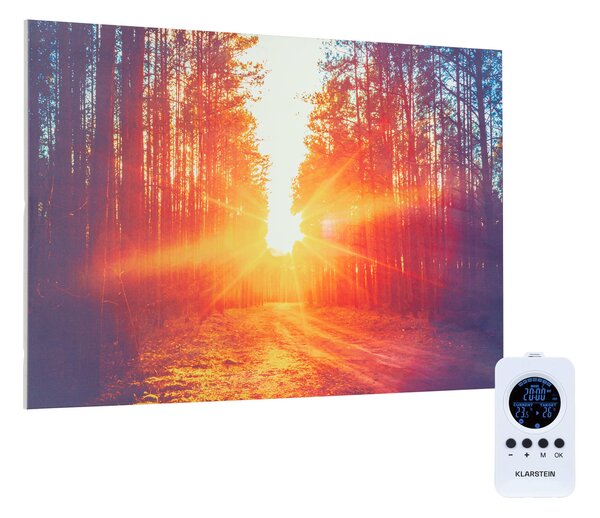 Klarstein Wonderwall Air Art Infinite, инфрачервен нагревател, картина, 90 x 60 см, 580 W, за стената, дистанционно управление