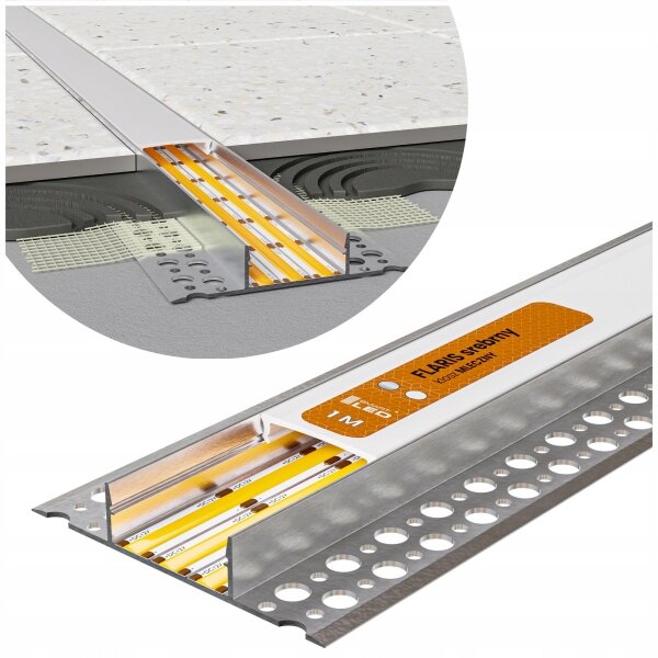 Комплект 1x LED лента MYLIVING LIGHTSTRIP LED/22W/230V 5m + 5x вграден профил 1 m