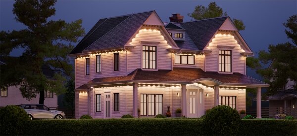 Nanoleaf N7401K02-15POL - LED RGBW димируема гирлянда 72W/230V 15m 2200-6500K IP67 Wi-Fi