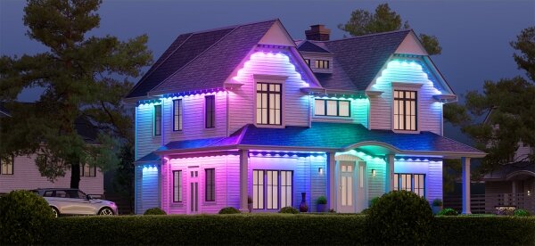 Nanoleaf N7401K02-15POL - LED RGBW димируема гирлянда 72W/230V 15m 2200-6500K IP67 Wi-Fi