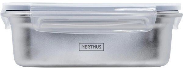 Nerthus Стоманена херметически кутия за храна за микровълнова - 800 мл