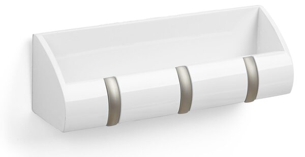 UMBRA Стенен органайзер с 3 бр. закачалки “CUBBY MINI“ - цвят бял