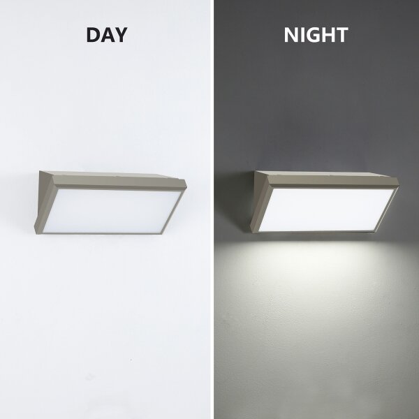 Brilagi - LED Екстериорен аплик TRIANGLE LED/20W/230V сив IP65