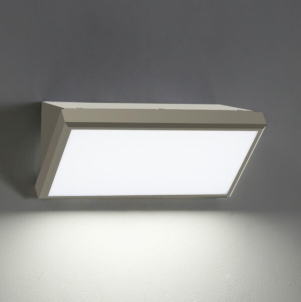 Brilagi - LED Екстериорен аплик TRIANGLE LED/20W/230V сив IP65