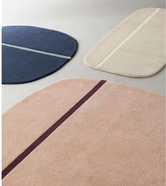 Normann Copenhagen - Oona Rug 90x200 Синьо Normann Copenhagen