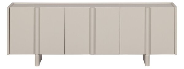 Светлосива маса за телевизор от масивен бор 152x53x46 cm Basu – WOOOD