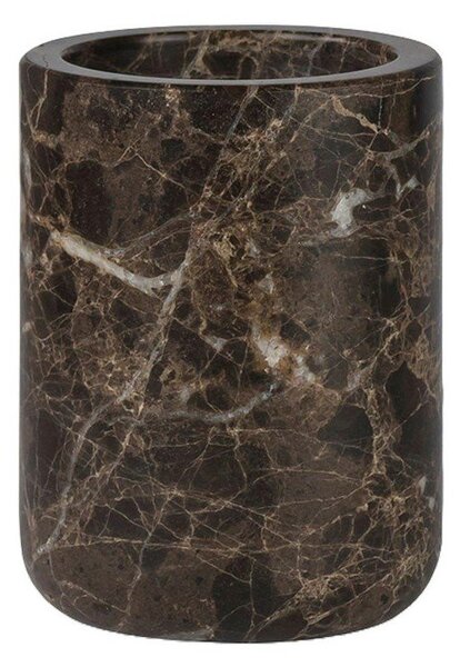 Кафява мраморна чаша за четки за зъби Marble - Mette Ditmer Denmark
