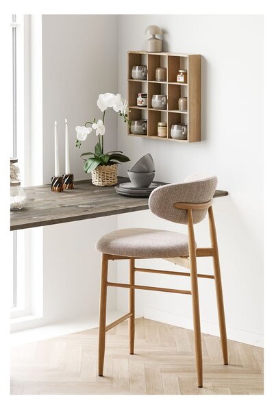 На няколко нива стенен рафт от масивен бор в естествен цвят 46 cm Moss – House Nordic