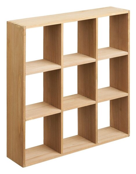 На няколко нива стенен рафт от масивен бор в естествен цвят 46 cm Moss – House Nordic