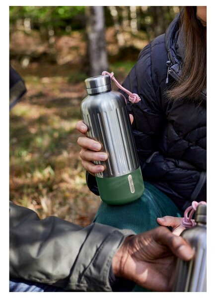 Термо бутилка от неръждаема стомана в сребрист цвят 850 ml Explorer – Black + Blum