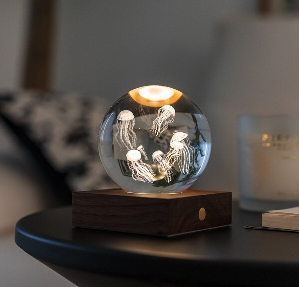Тъмнокафява светлинна декорация с USB Amber – Gingko