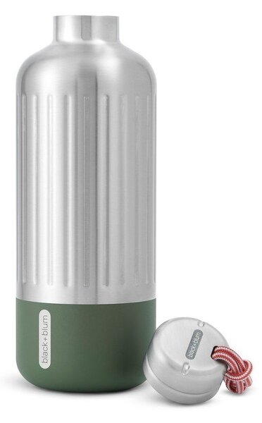 Термо бутилка от неръждаема стомана в сребрист цвят 850 ml Explorer – Black + Blum