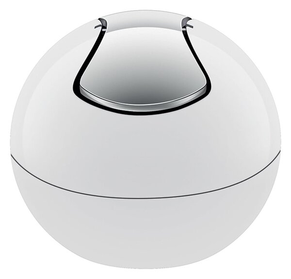 Бяло пластмасово кошче за боклук 1 l Bowl – Spirella