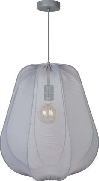 Brilagi - LED висящ полилей на кабел ARVEN 1xE27/8W/230V Ø 37 см сив