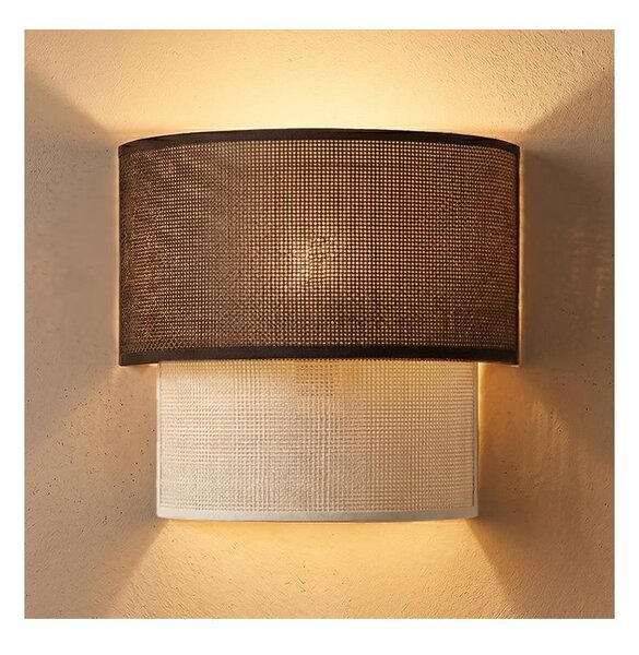 Brilagi - LED стенно осветително тяло BOHO ECO 1xE27/10W/230V кафяво/кремаво