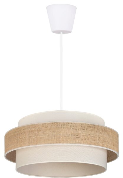 Brilagi - Висяща лампа на кабел SPACE 1xE27/60W/230V диаметър 40 см бежова/кремава