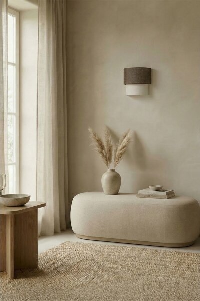 Brilagi - LED стенен аплик BOHO ECO 1xE27/10W/230V кафяв/кремав