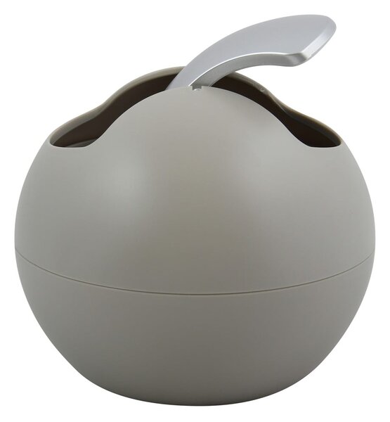 Кафяво-сиво пластмасово кошче за боклук 1 l Bowl Matt – Spirella
