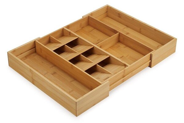 Регулируем бамбуков органайзер за прибори в естествен цвят 32 x 40 cm DrawerStore Bamboo – Joseph Joseph