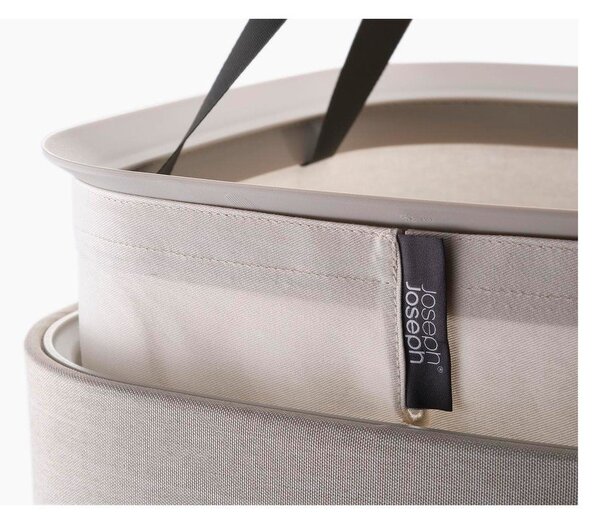 Бежов текстилен кош за пране 60 l Tota One – Joseph Joseph