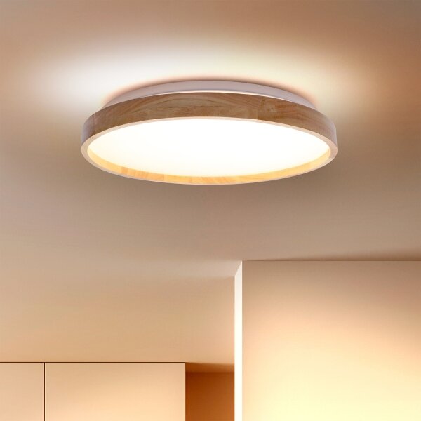 Brilagi - LED таванно осветително тяло ALSON LED/24W/230V дъб